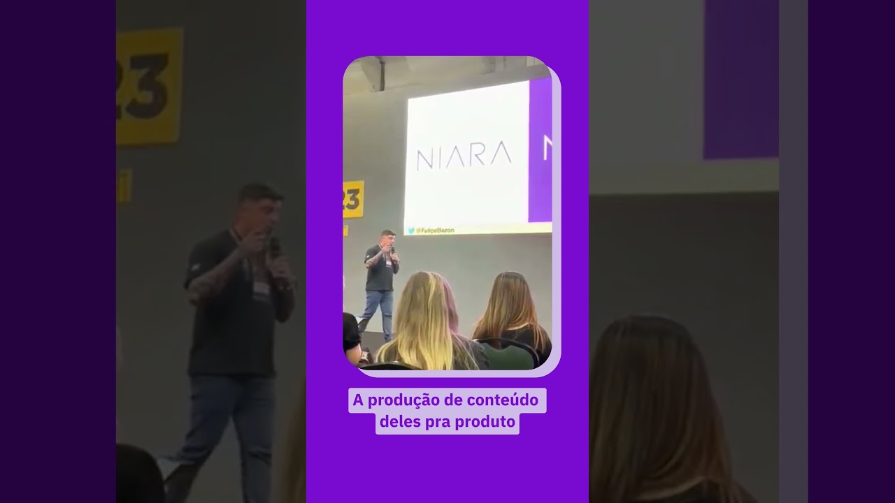 Felipe Bazon no E-commerce Brasil: "A produção de conteúdo da Niara é muito boa. Recomendo!"