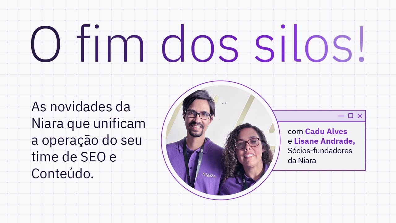 Sua operação de SEO e Conteúdo unificada e inteligente com a Niara!