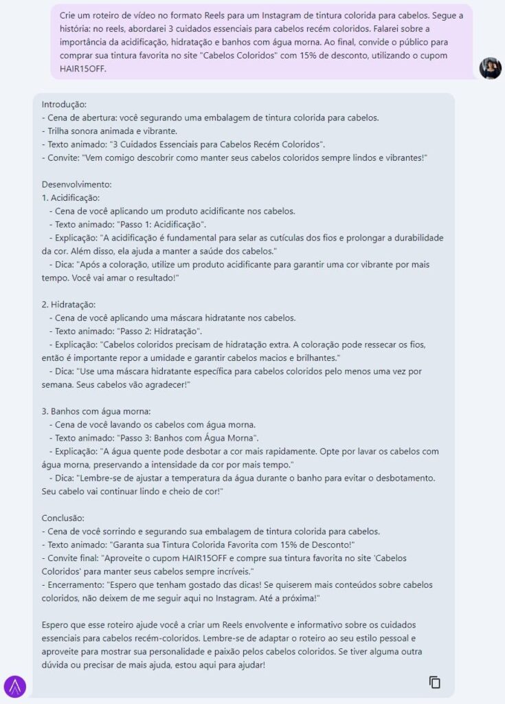 Como Fazer Roteiro De Vídeo Para Instagram Ou Youtube Com Ia Niara