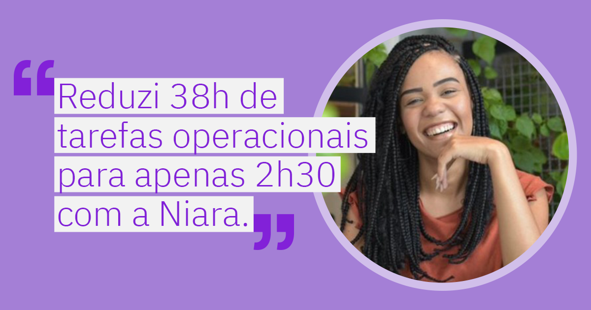 Vitória Nunes, SEO Sr da Flash e o benefício ao utilizar a Niara.