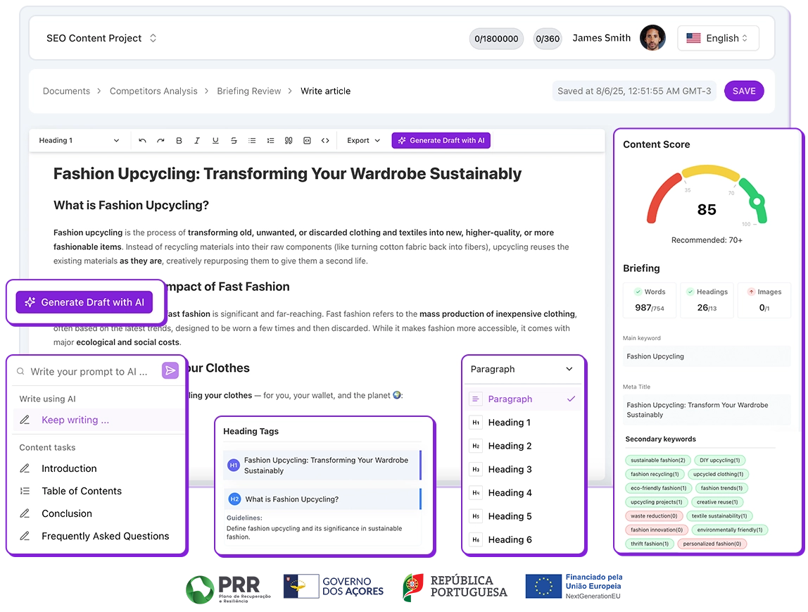 Niara Content Creator Interface