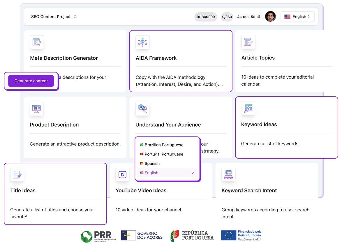 Niara's SEO Tasks panel