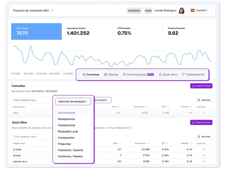 Proyecto de Contenido SEO en la Niara.