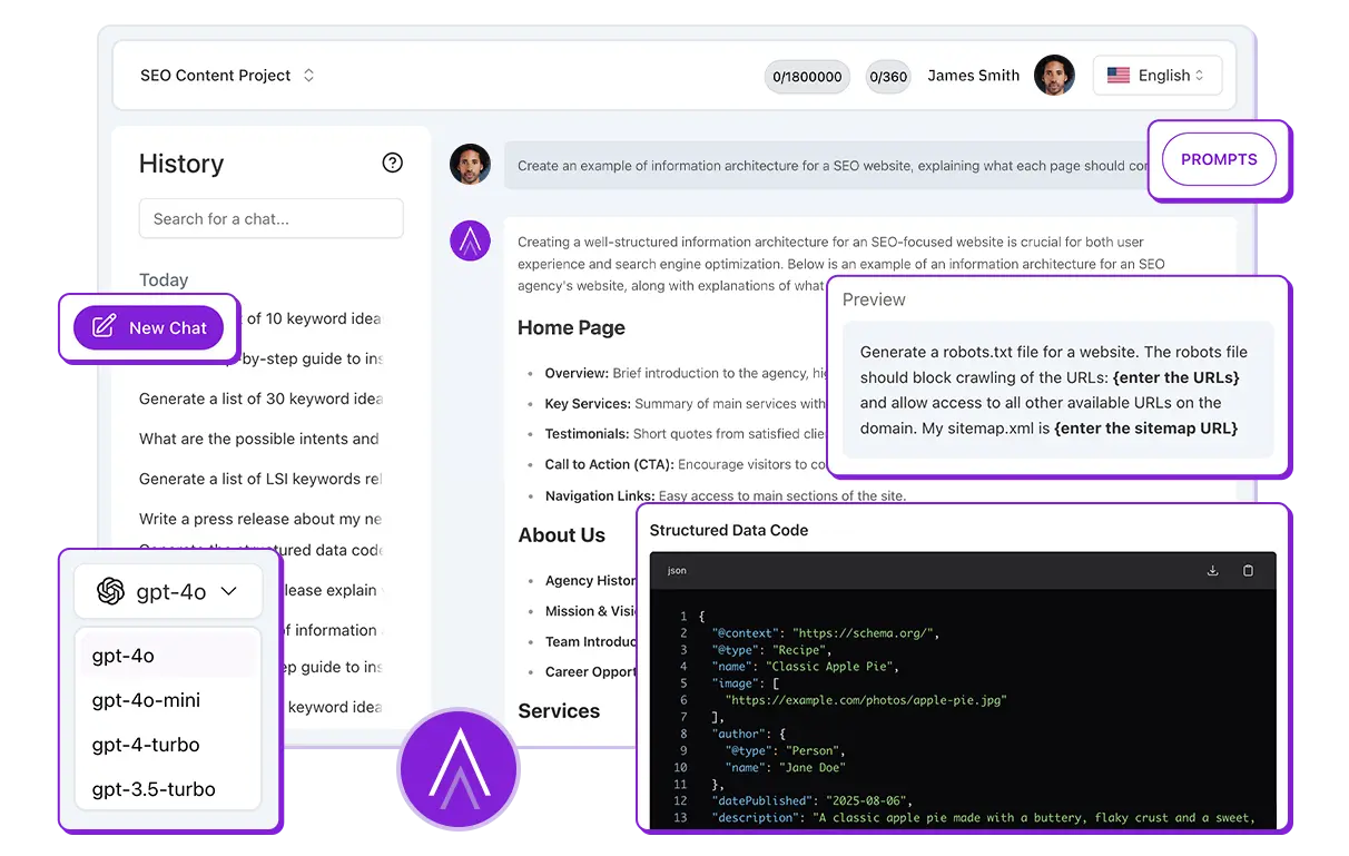 ChatSEO tool by Niara