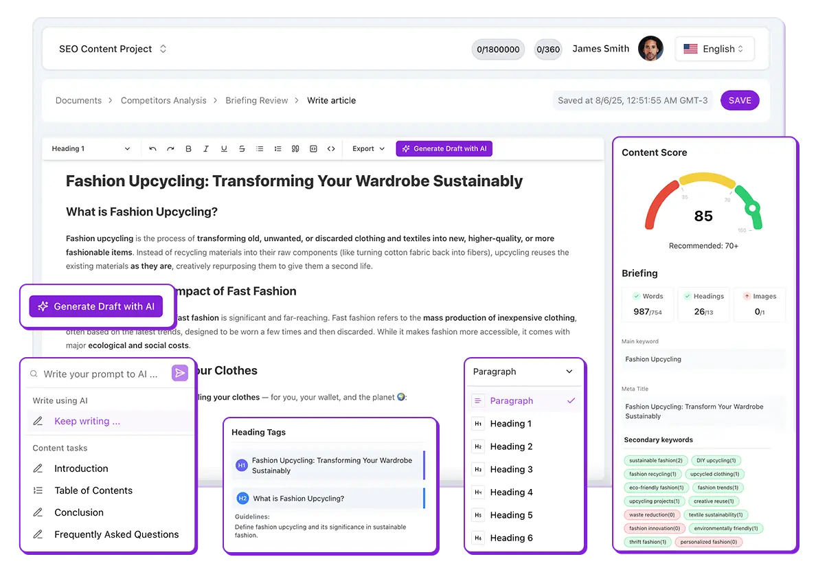 Content Editor in Content Workflow by Niara.