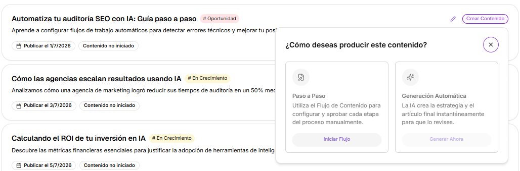 Pantalla de creación de artículos en el Mapa de Autoridad de Niara.