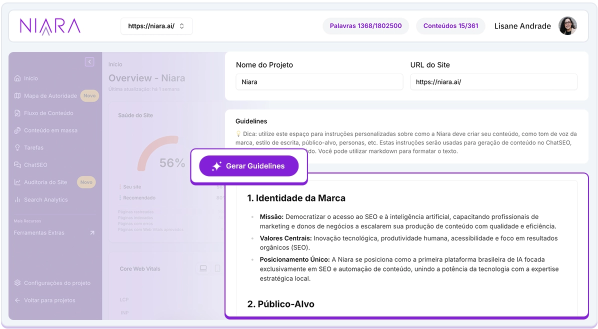 Guia da Marca na Niara.