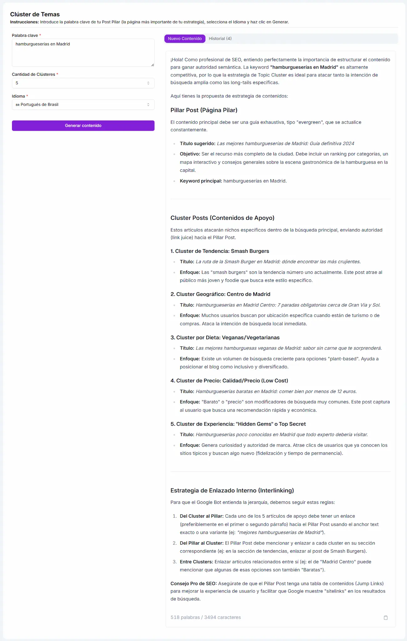 Tarea Topic Cluster de Niara