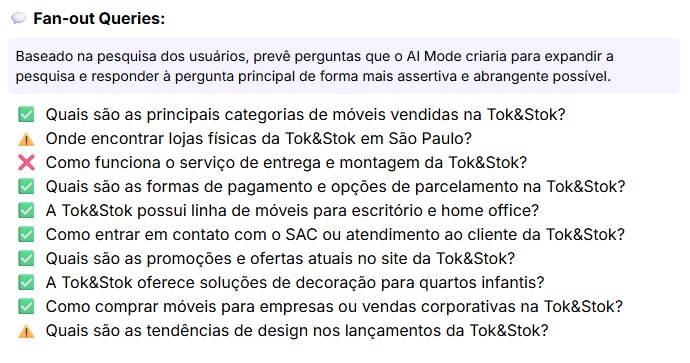 Resultado fan-out queries faltando na home da Tok&Stok
