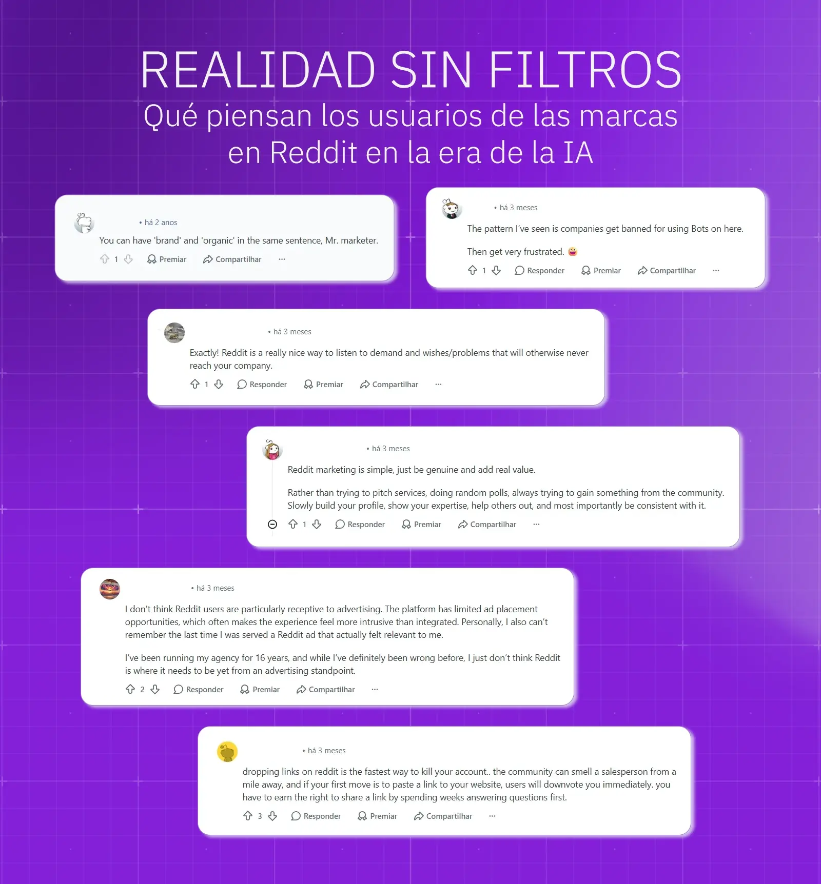 Infografía: Lo que opinan los usuarios de Reddit sobre la creciente presencia de marcas en la plataforma